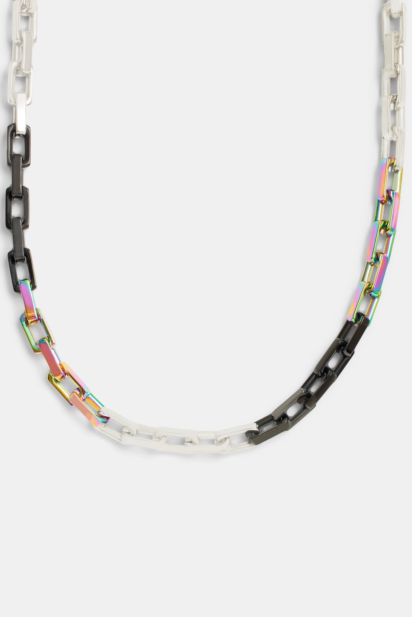 Lv Monogram Colors Chain Necklace For Men