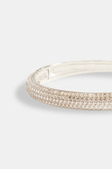 8mm Iced CZ Pave Bangle