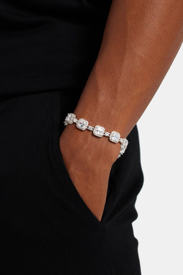 10mm Iced CZ Bezel Tennis Bracelet