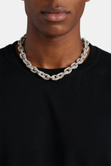 14mm Iced Chunky Link Pave Chain