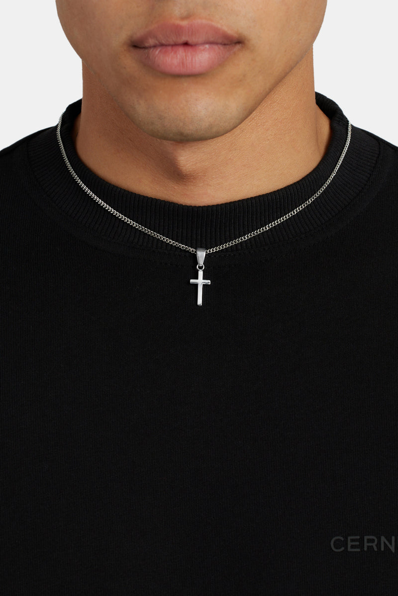 18mm Polished Cross Pendant