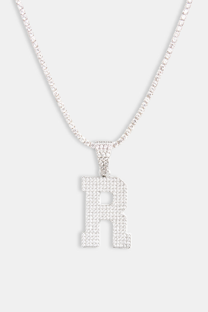 Iced R Pendant