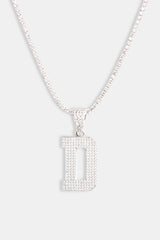 Iced D Pendant