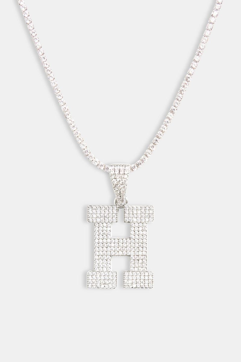 Iced H Pendant