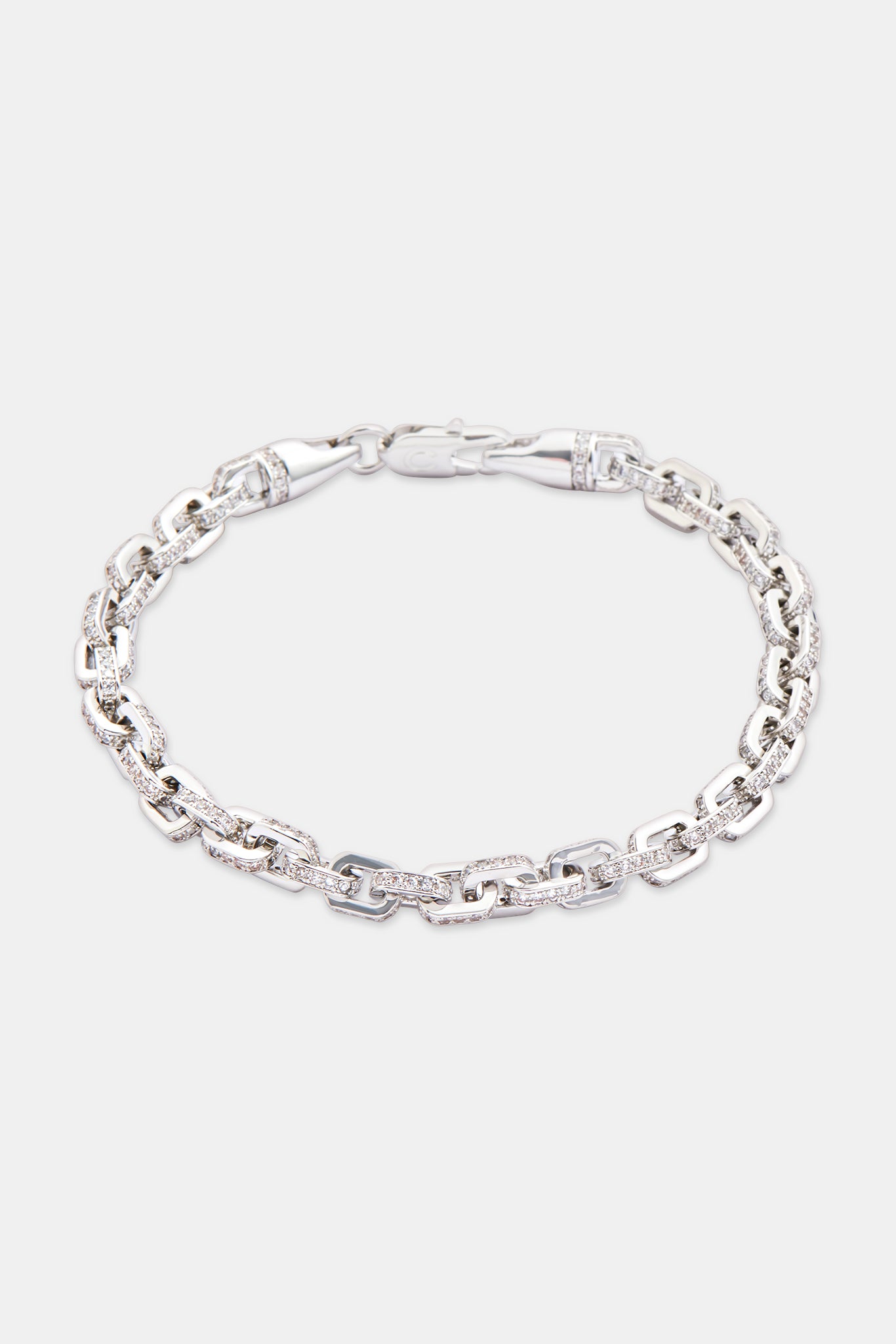 5.5mm Iced Box Bracelet – Cernucci