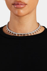 5mm Iced CZ Tennis Spike Choker