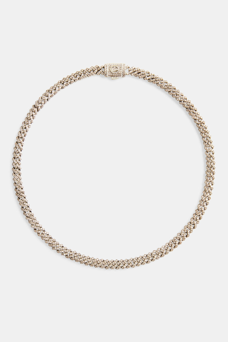 5mm Iced Prong Chain Choker