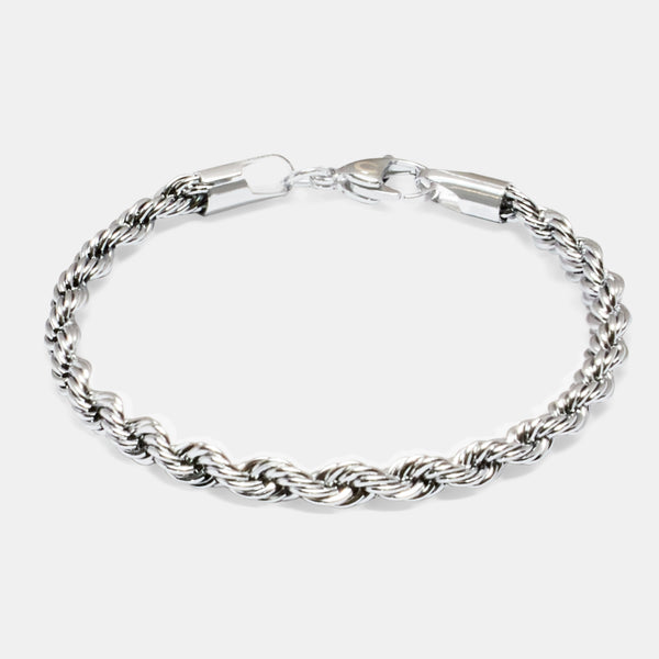 5mm Rope Bracelet - Premium 316L Stainless, Huerta Jewelry
