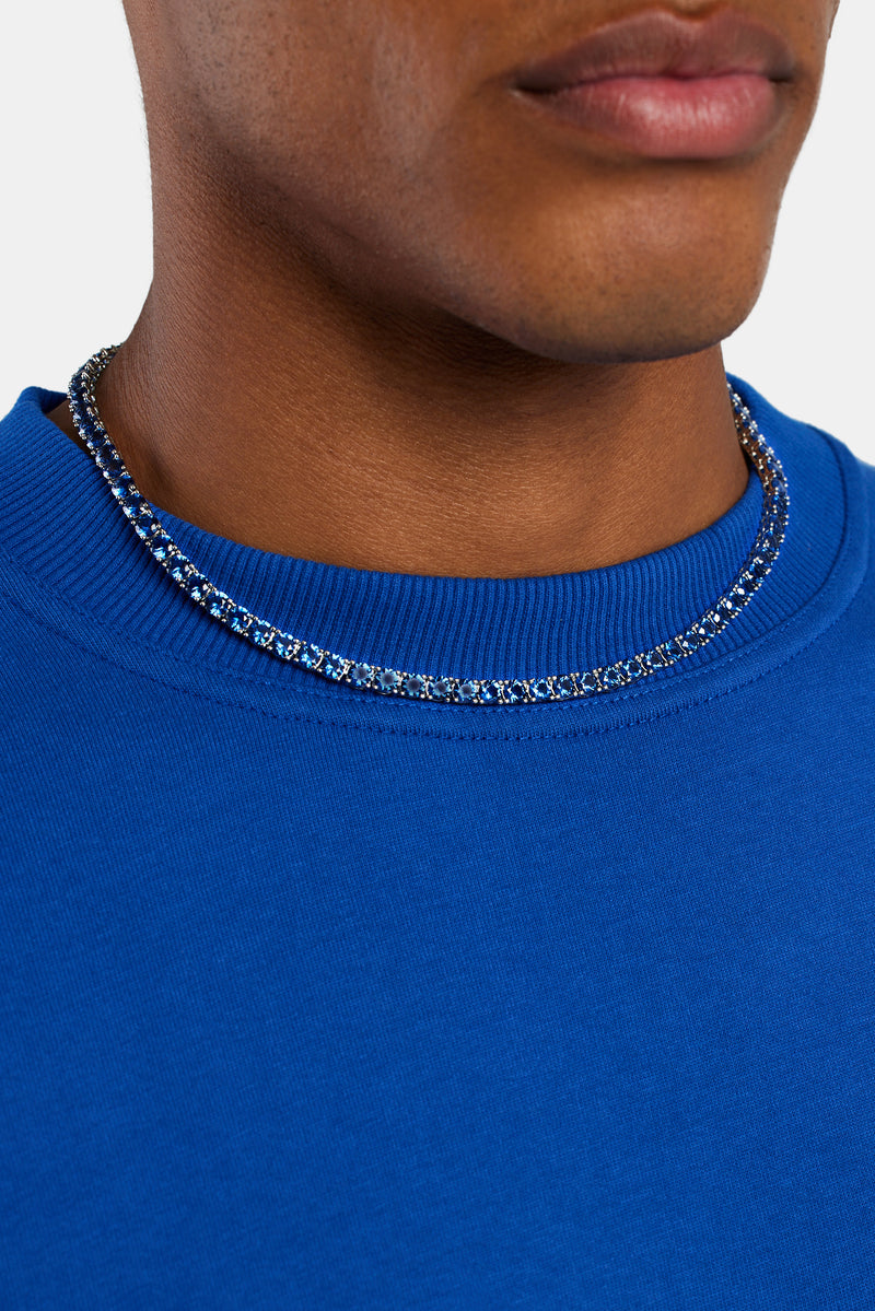 5mm Tennis Chain - Cobalt