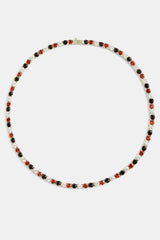 5mm Casino Tennis Chain - Red