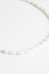 6mm Freshwater Pearl & Pastel Bead Necklace