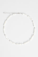 6mm Freshwater Pearl and Bead Cluster Necklace