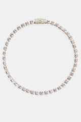 7mm Iced Lilac CZ Cluster Choker