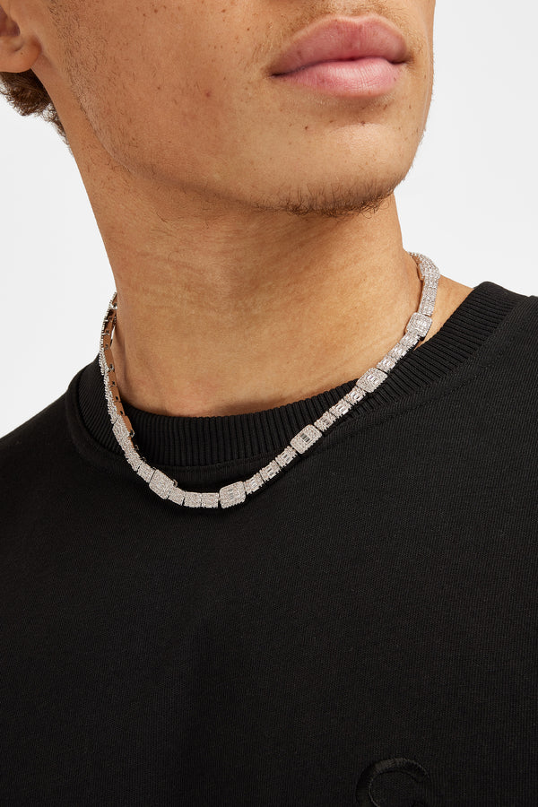 8mm Iced Baguette Tennis Chain