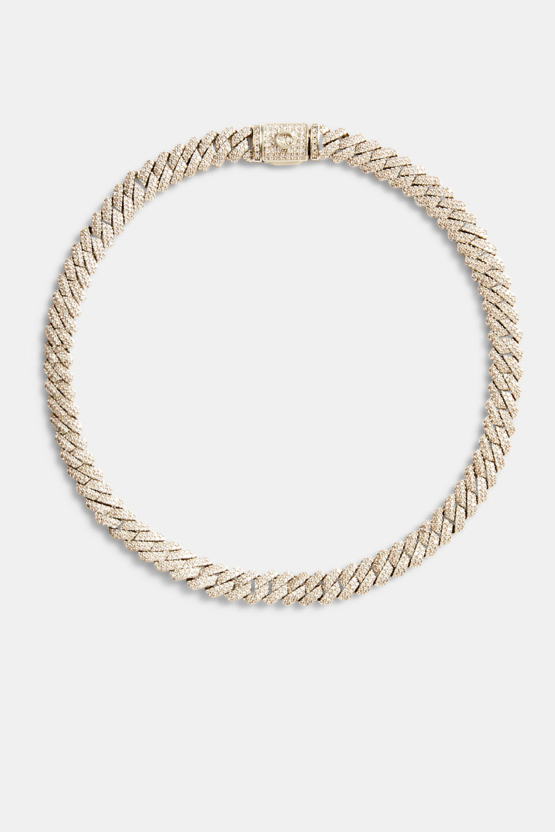 8mm Prong Cuban Chain Choker