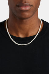 4mm Pearl Necklace