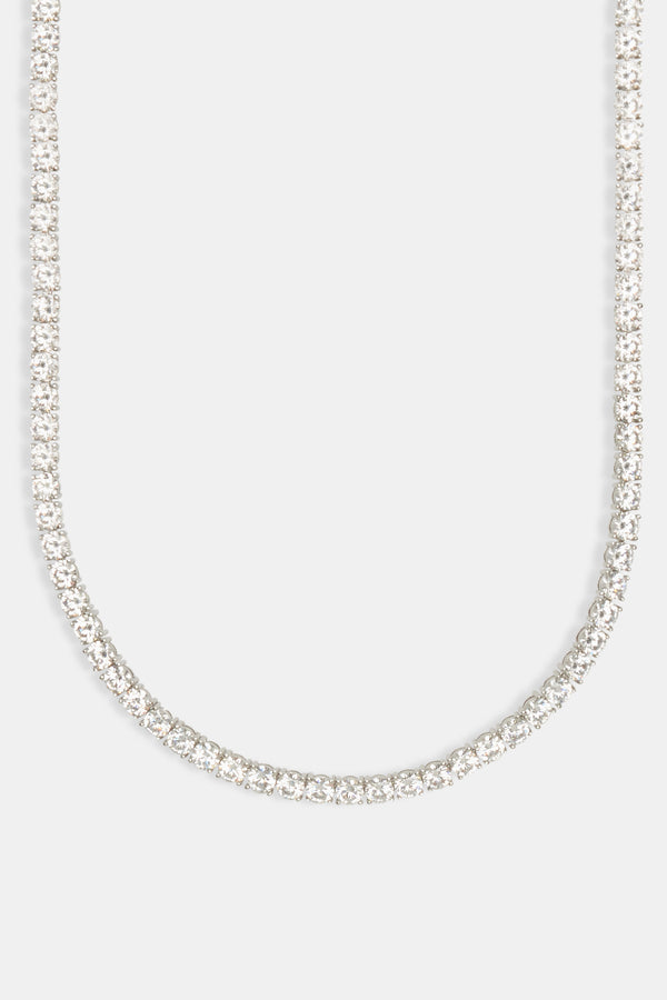 Womens Round Tennis Chain