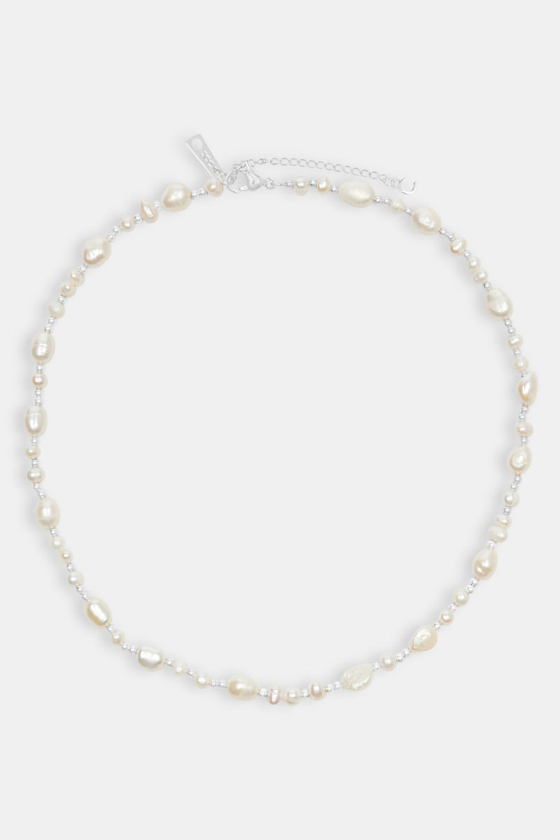 Baroque Freshwater Pearl Necklace - White