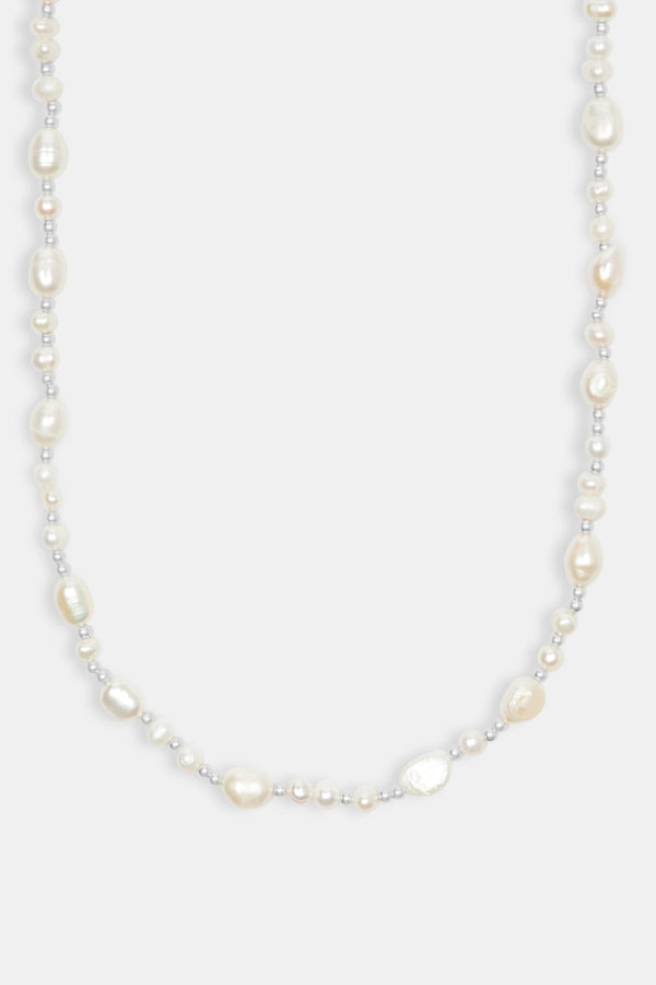 Baroque Freshwater Pearl Necklace - White