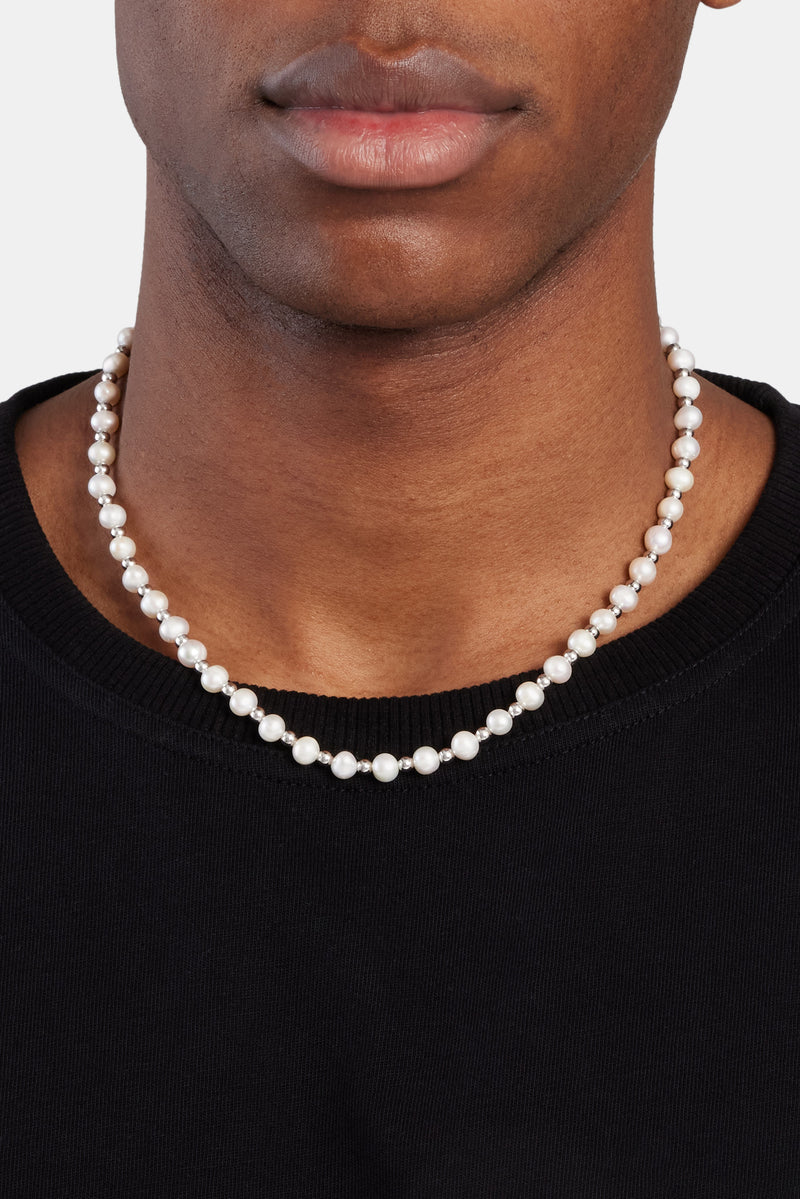 Freshwater Pearl & Bead Necklace