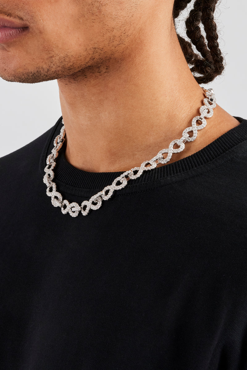 10mm Iced Infinity Link Chain