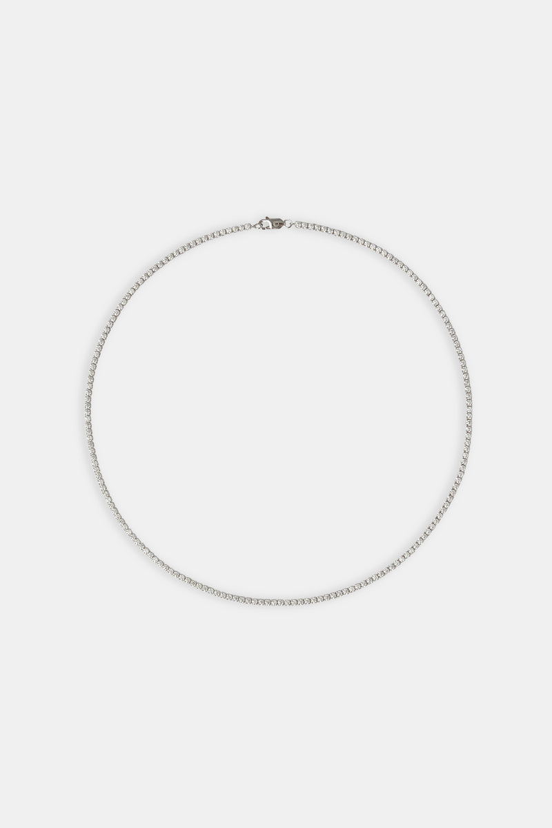 2.5mm Moissanite Micro Tennis Chain & Bracelet