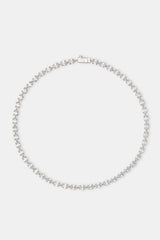 Oval CZ Tennis Chain - 6mm