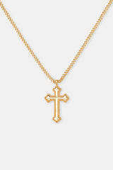 Polished Cross Necklace