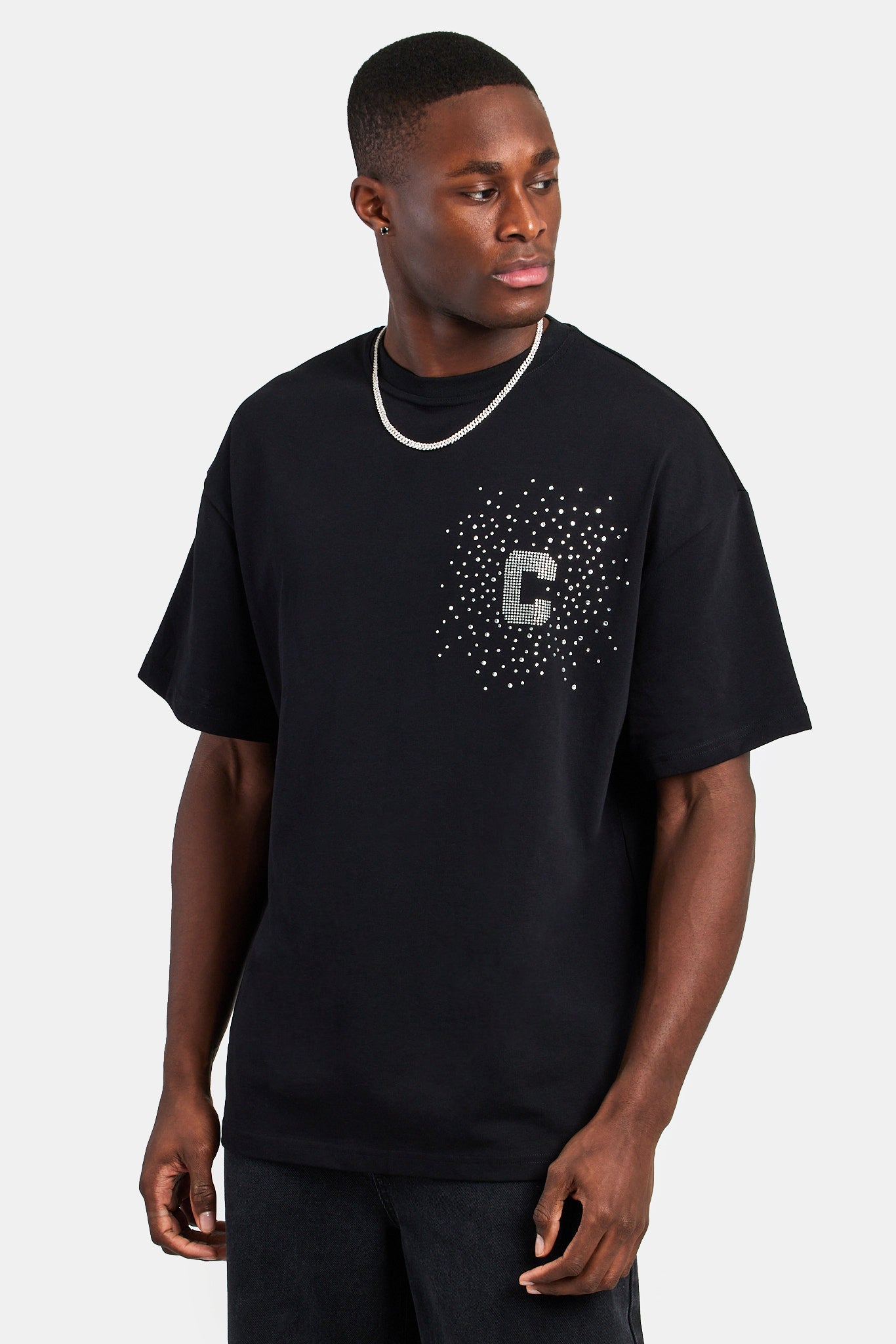 Rhinestone hot shirt