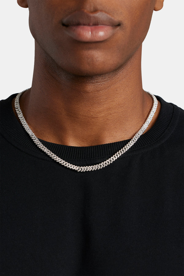 5mm Iced Prong Chain