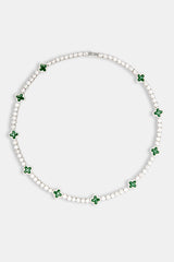 Green Motif Tennis Chain