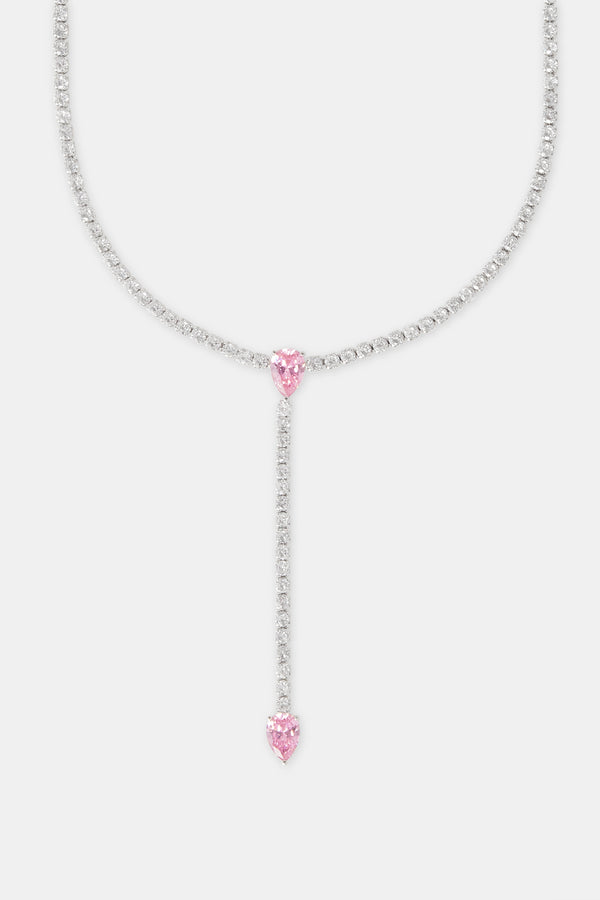 Pear Drop Chain - White