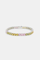 Pastel Colour Tennis Bracelet - 5mm