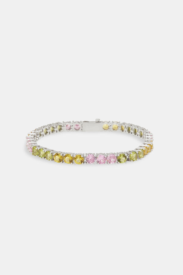 Pastel Colour Tennis Bracelet - 5mm