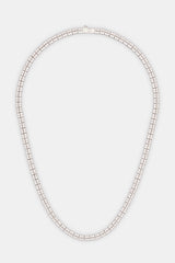 Iced Double Row Tennis Necklace