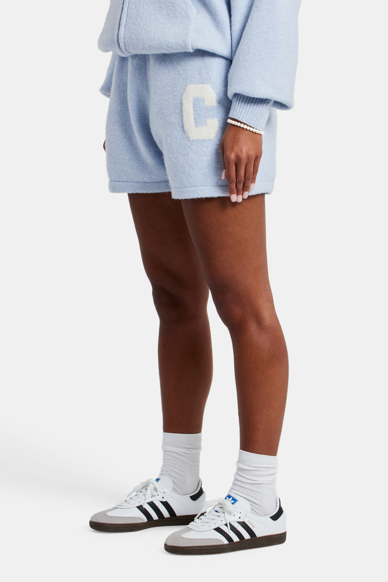 Knitted Short - Light Blue