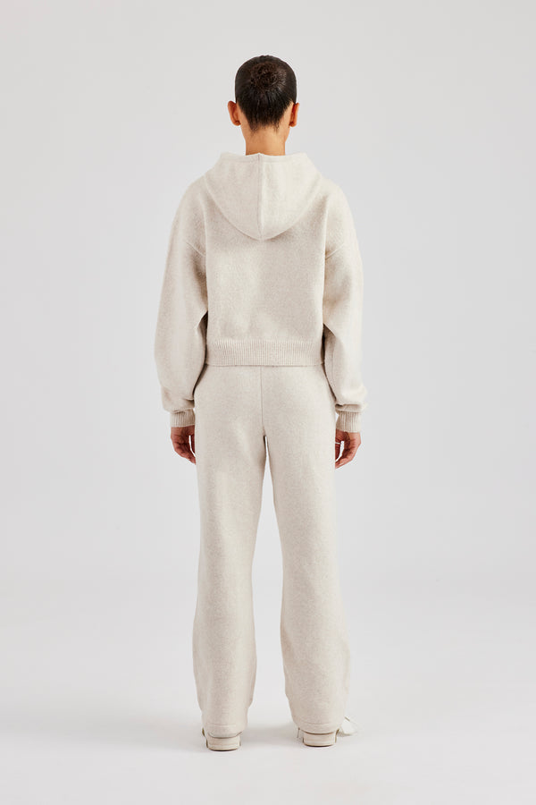 C Knitted Tracksuit - Oatmeal