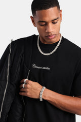 Cernucci Studios Embroidered T-Shirt - Black