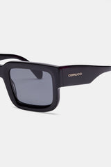 Chunky Acetate Sunglasses - Black