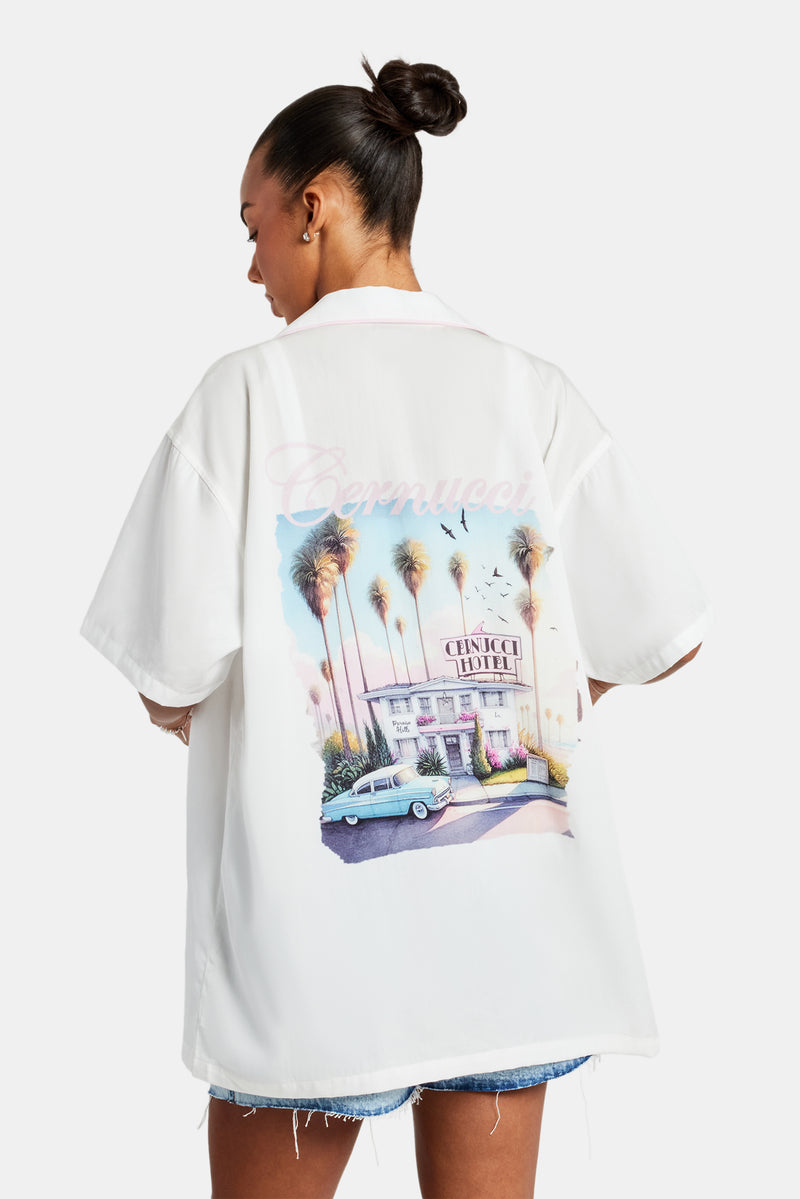 Hotel Graphic Shirt - Off White