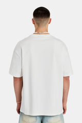 C Repeat Palm Graphic Oversized T-Shirt - Off White