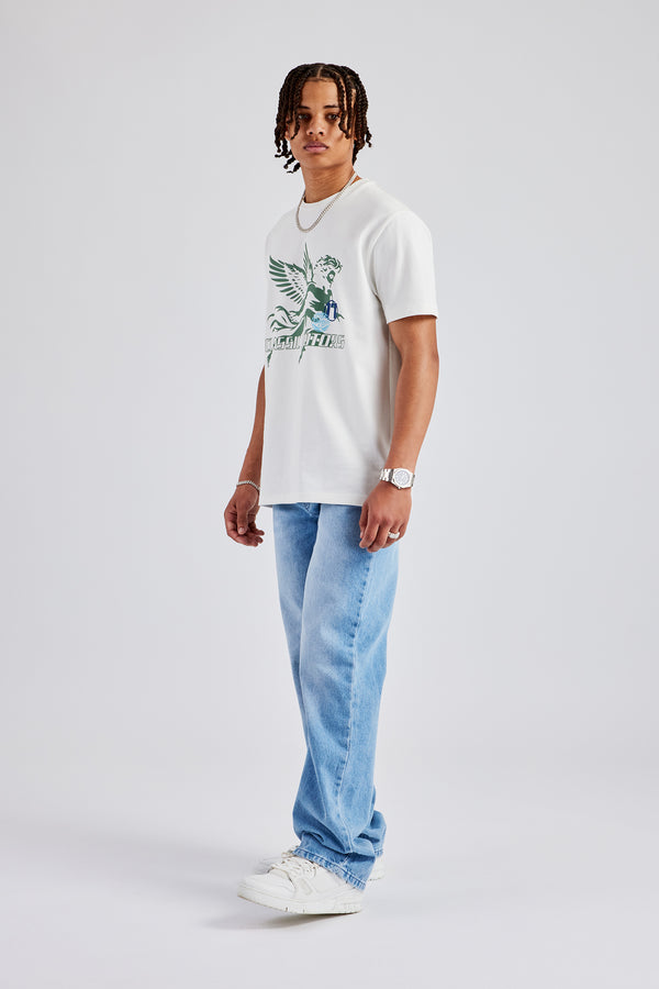 Mens Relaxed Fit Jeans - Vintage Blue