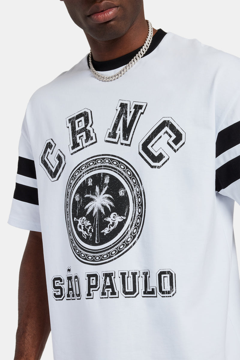 Sao Paulo Skater Oversized T-Shirt - White