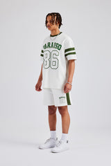 86 Varsity Skater T-Shirt & Short Set - Off White