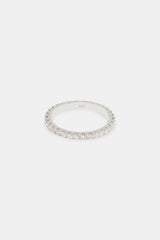 Moissanite Tennis Ring - White