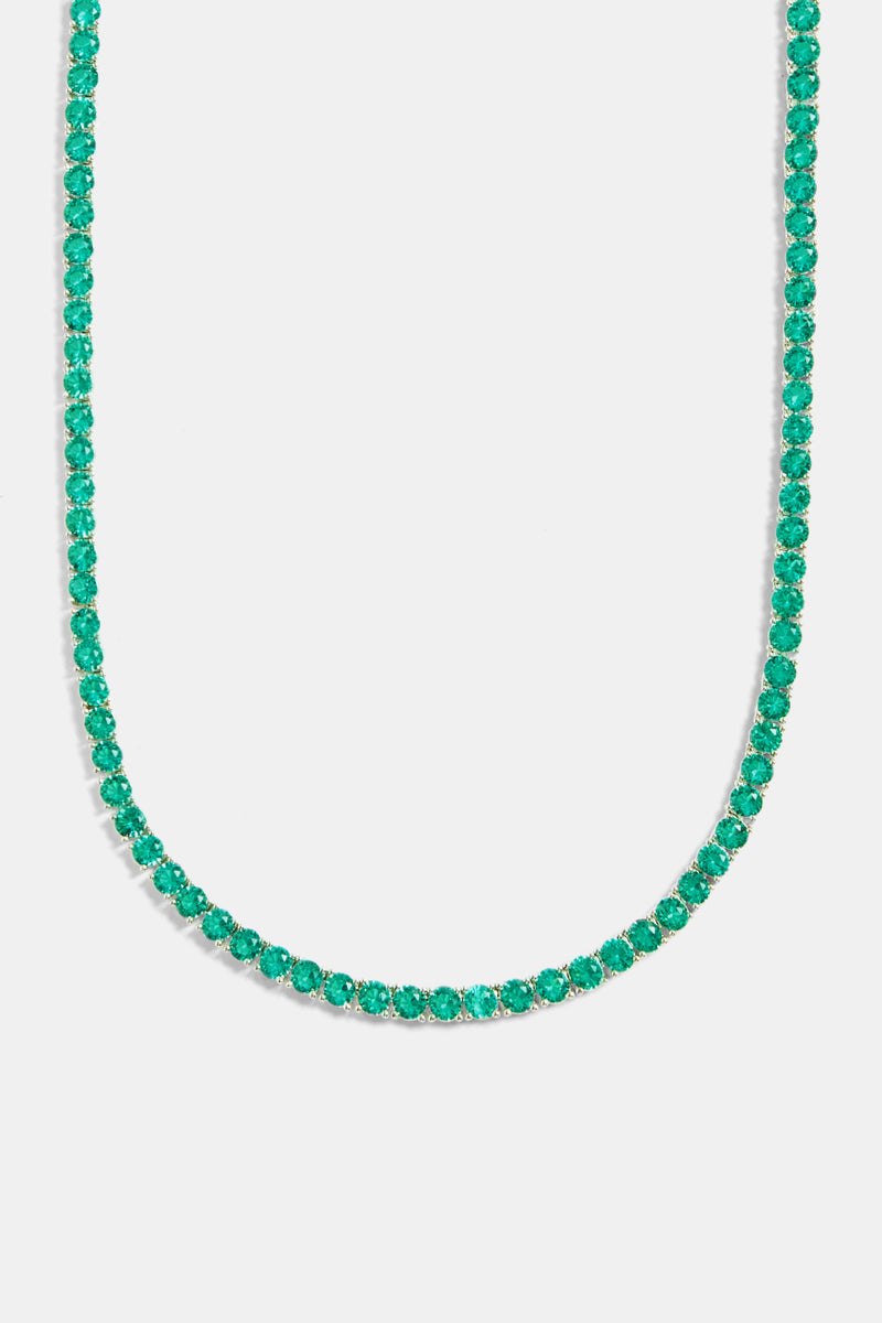 5mm Tennis Chain - Aqua