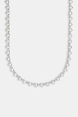 Alternating Round Tennis Chain - 6mm