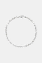 Alternating Round Tennis Chain - 6mm