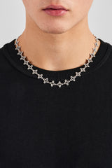 Black Enamel Motif Chain - 10mm