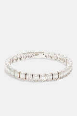 Iced Baguette Tennis Bracelet